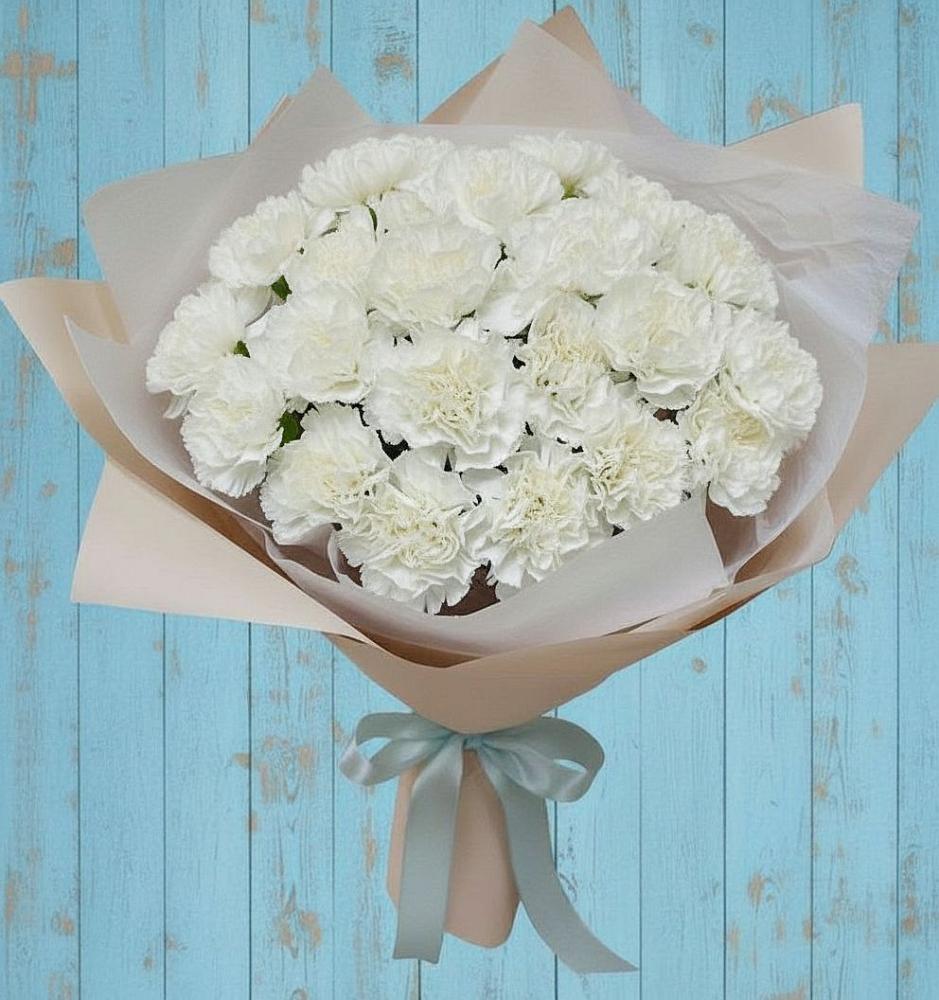 Букет цветов из: Гвоздики в Воронежском