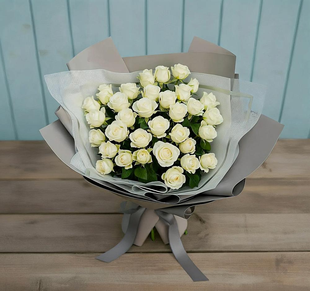 Букет Белоснежная нежность в Воронежском