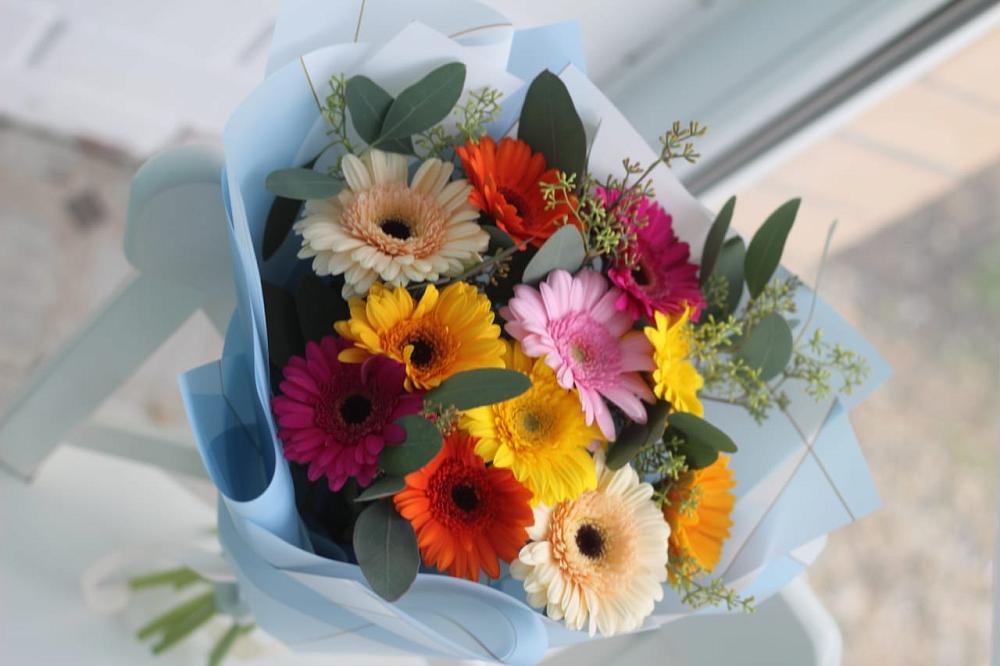 Букет цветов из: Герберы в Воронежском