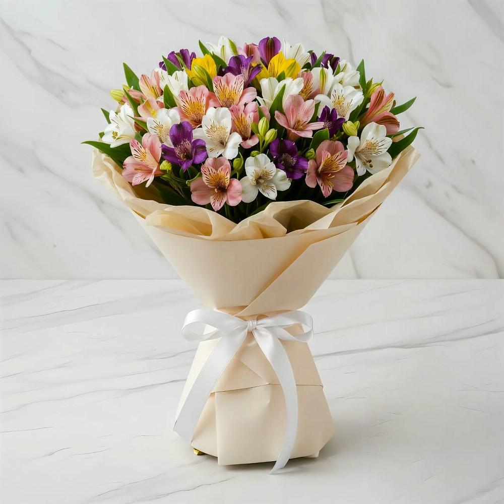 Букет цветов из: Альстромерии в Воронежском