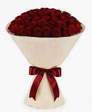 Букет 101 Бордовая роза Блэк Бакарра в Воронежском