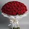 Букет 101 Красная роза Блэк Мэджик в Воронежском