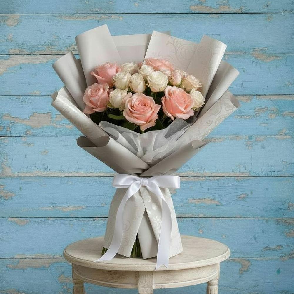 Букет цветов из: Розы в Воронежском