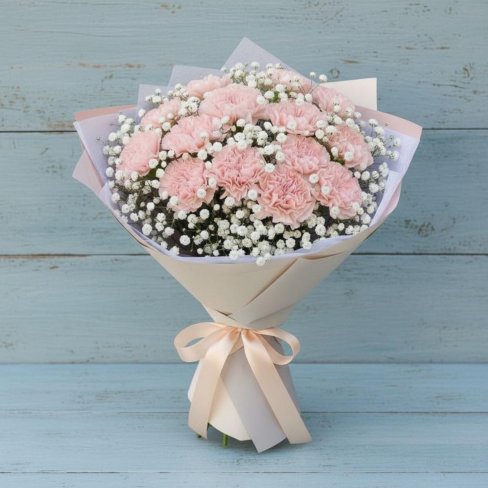 Букет цветов из: Гвоздики в Воронежском