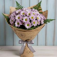Букет цветов из:  Хризантемы #REPLACE_PRED# Воронежском