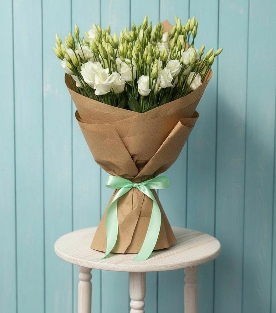 Букет цветов из: Лизиантусы в Воронежском