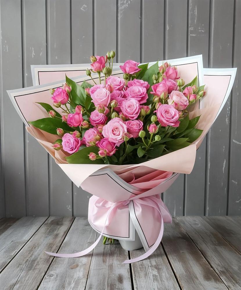 Букет Розовый кустик в Воронежском