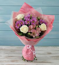 Букет цветов из:  Герберы в Воронежском