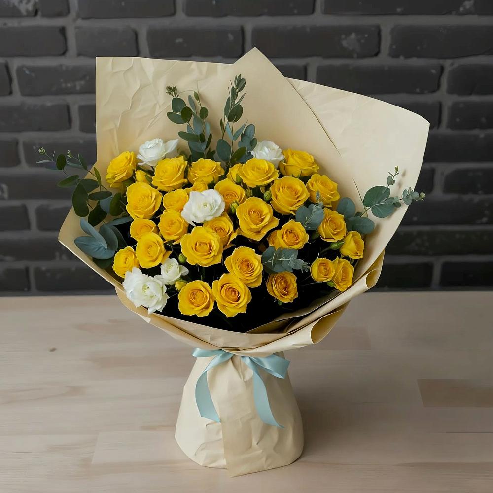 Букет цветов из: Розы в Воронежском