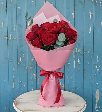 Букет цветов из:  Розы в Воронежском