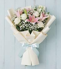 Букет цветов из:  Лилии в Воронежском