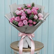 Букет цветов из:  Розы в Воронежском